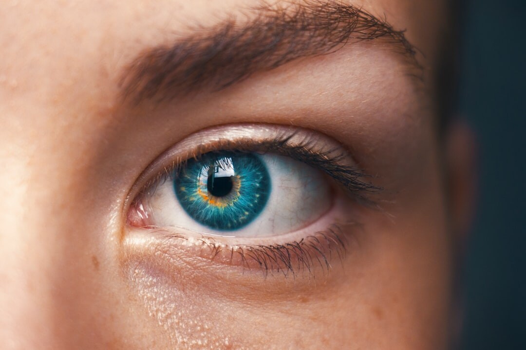 person making eye contact