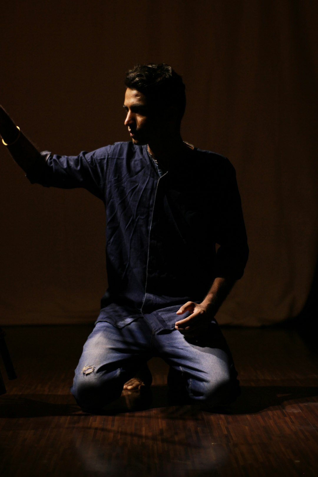 Portrait of a male improvisation and stage presence instructor